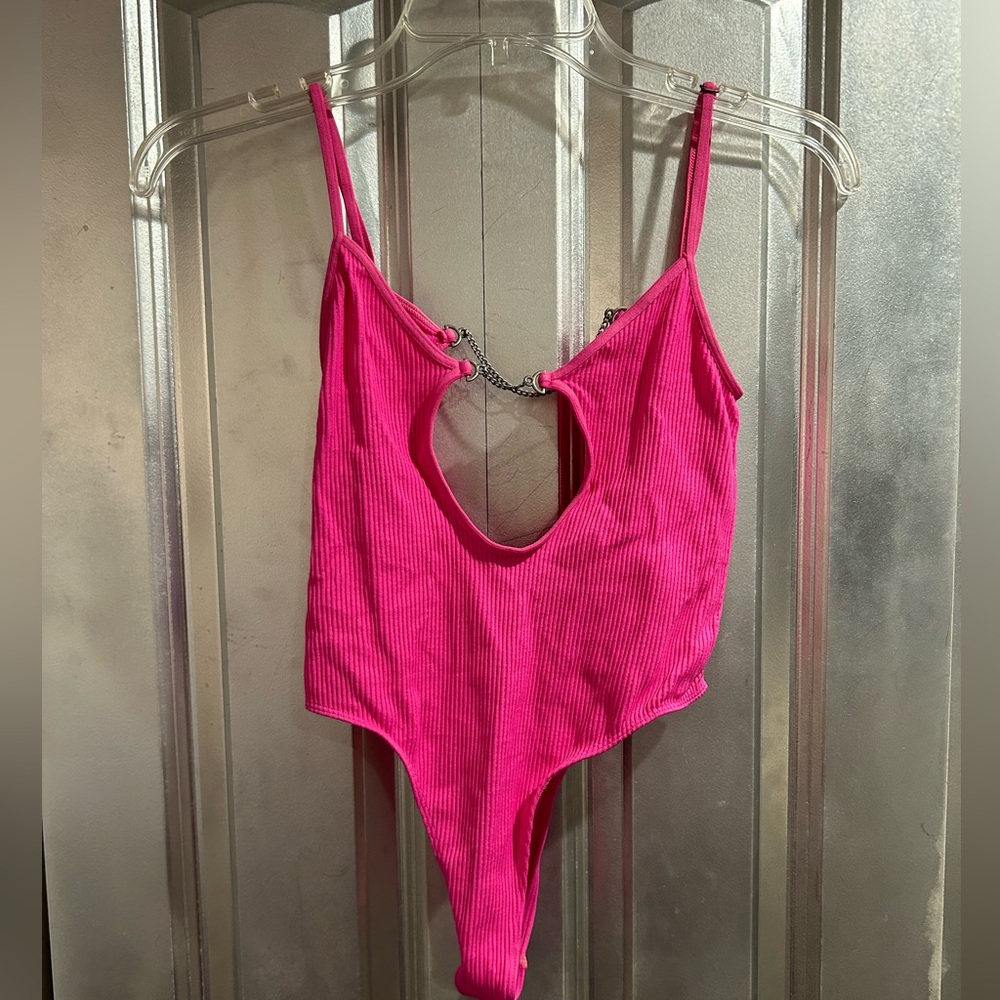 Urban Outfitters, Hot pink body suit, Size XS/S